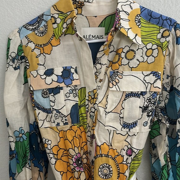 Alemais Farrah Tiered Shirt Dress - Picture 10 of 14